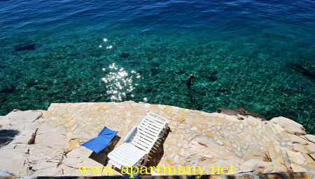 chorvatsko apartmán s bazénem ubytování v chorvatsku u moře Vávra Pavel